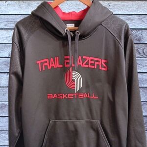 Men's Portland Trail Blazers NBA Hoodie Size Large by Hardwood Classic, Black
